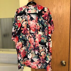 Pink Lily Boutique Floral Kimono